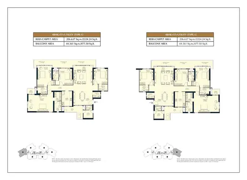 4BHK Floor Plan