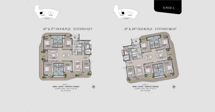 3BHK Floor Plan 2